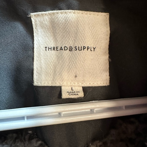 Thread & Supply Sherpa quarter zip sweater - Picture 4 of 5